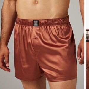 SAVAGE X FENTY- SATIN BOXERS size medium